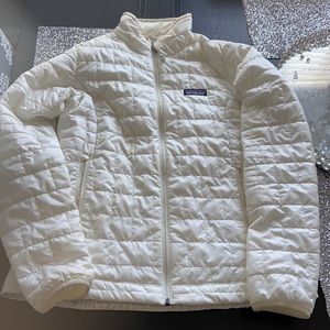 White Patagonia jacket